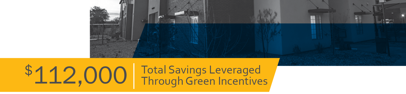 $112,000 Total Savings Leveraged Through Green Incentives